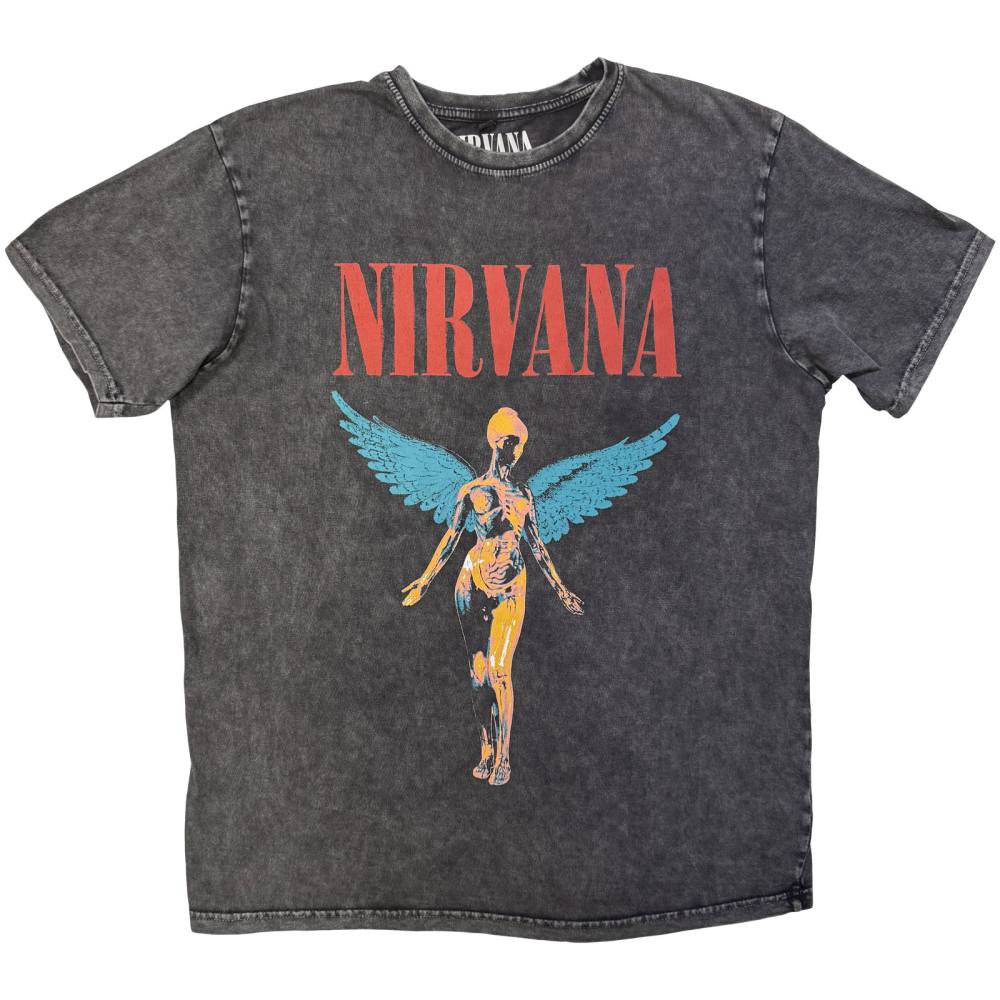 Nirvana - Angelic Herren TShirt - Grau